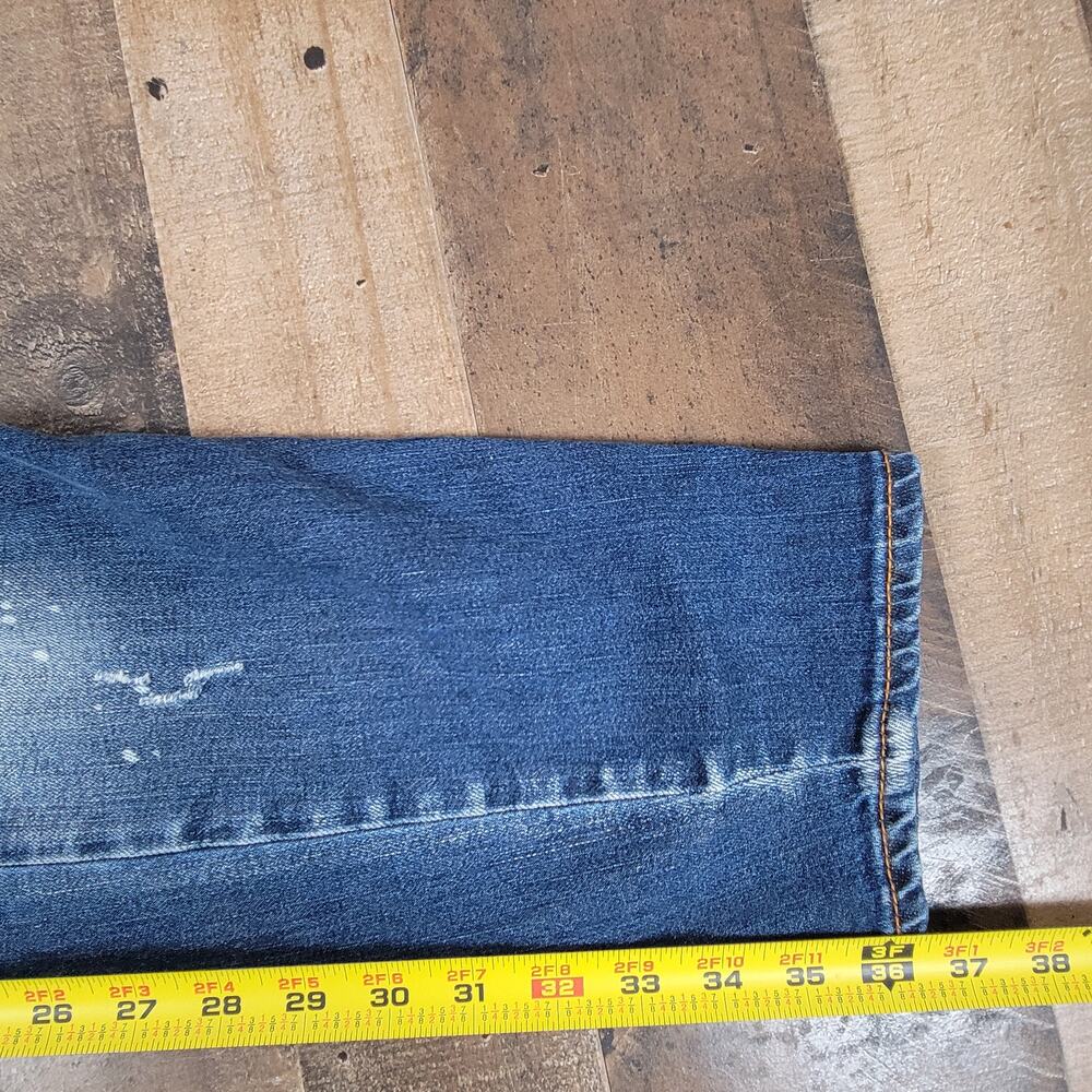 Takeshy Kurosawa Designer‎ Golden Edition Button Fly Blue Jeans 38/52 Italy Made - Picture 14 of 16